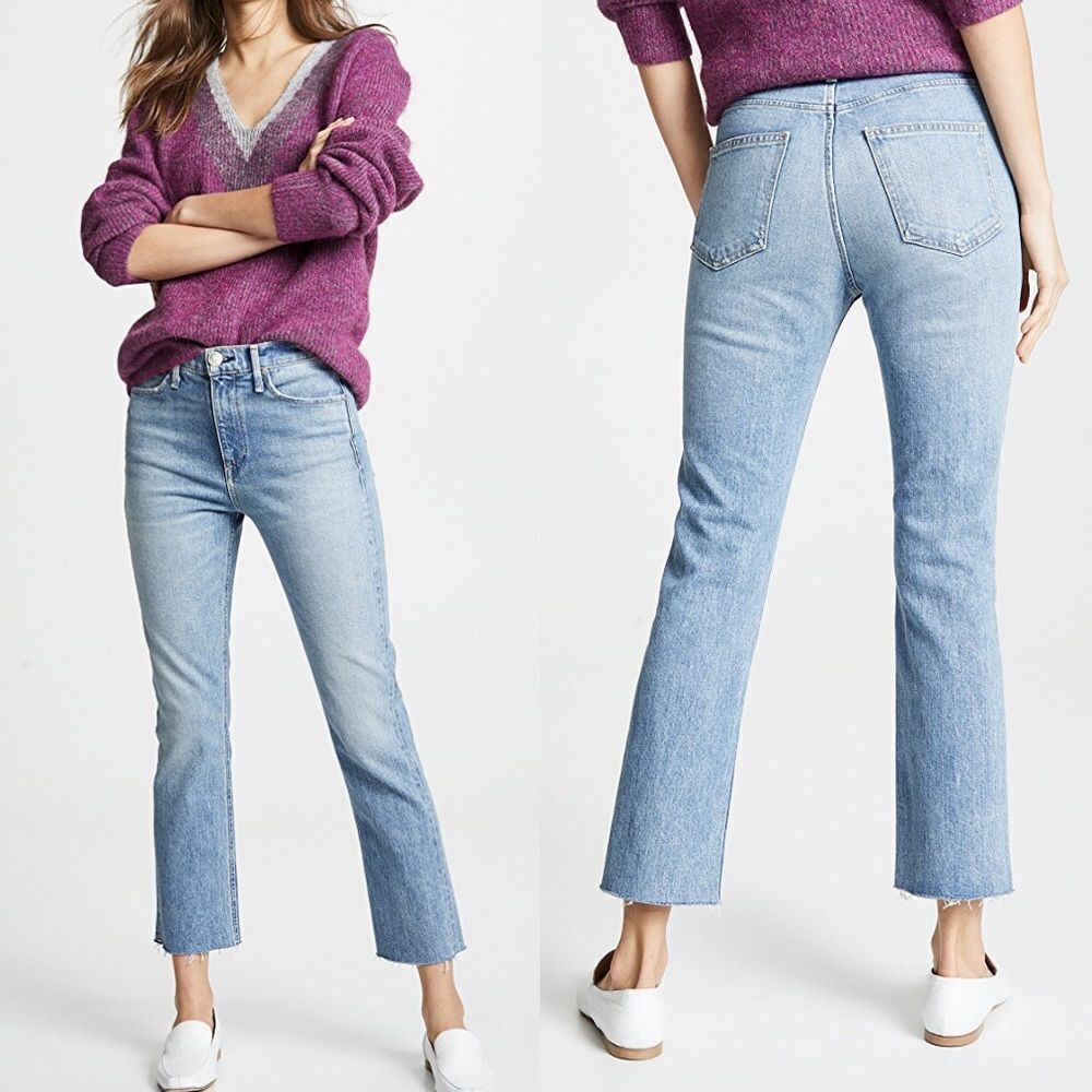 RAG & BONE Raw Edge Ankle Cigarette Jeans Farrah